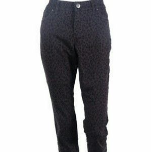 Like new grey and black Animals print jeans